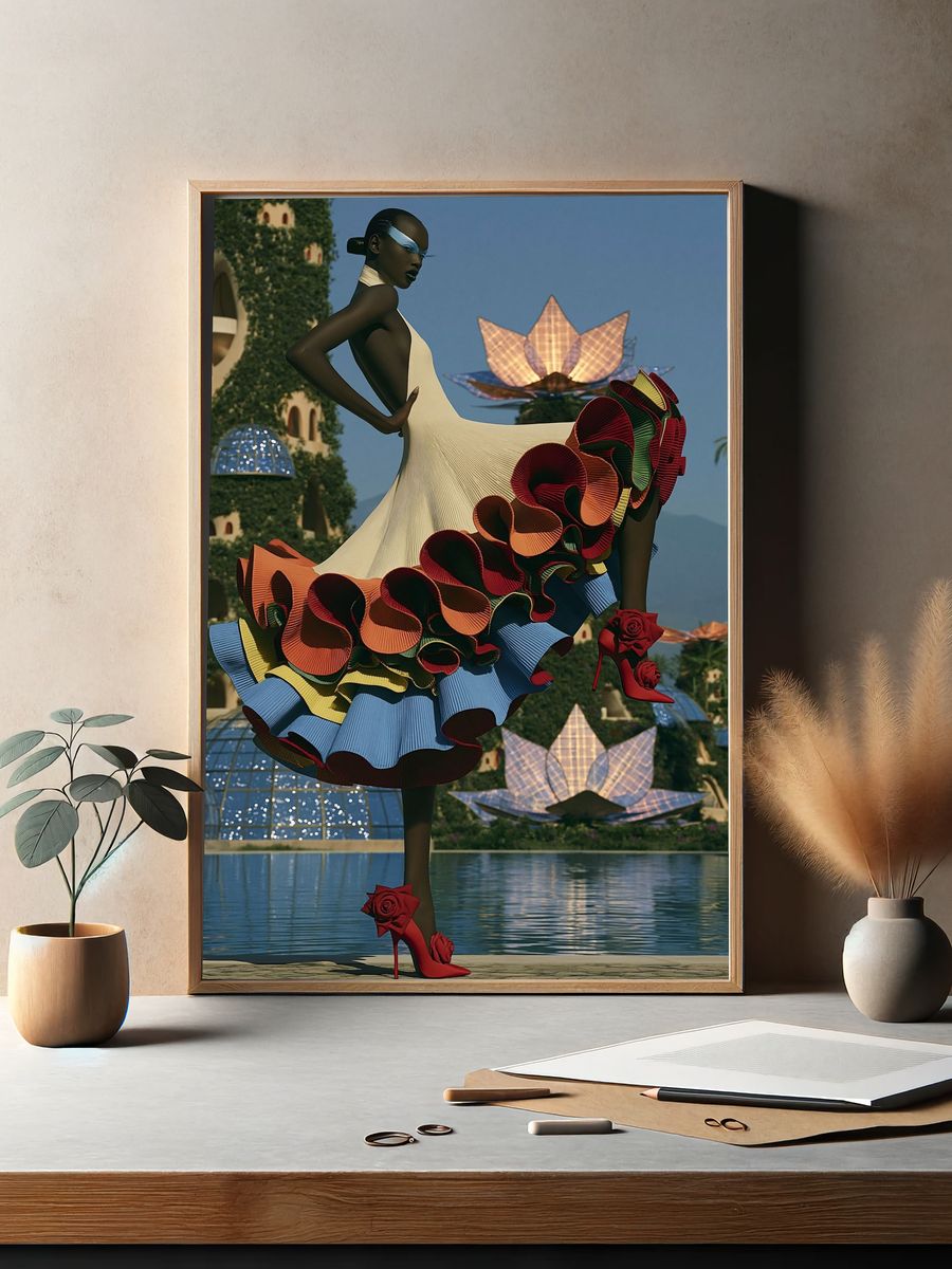 Fashion Surrealism Poster. — room view 2