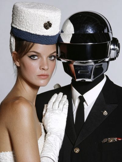 Daft Punk Fashion Portrait Print. poster print
