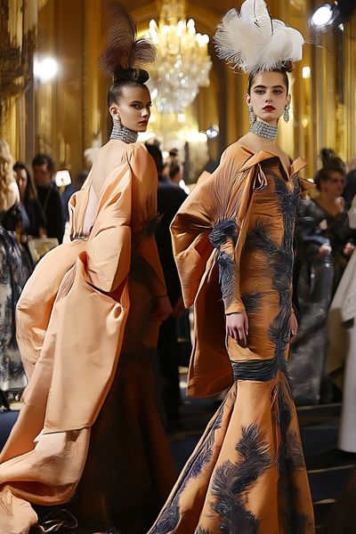 Haute Couture Runway Fashion Poster.