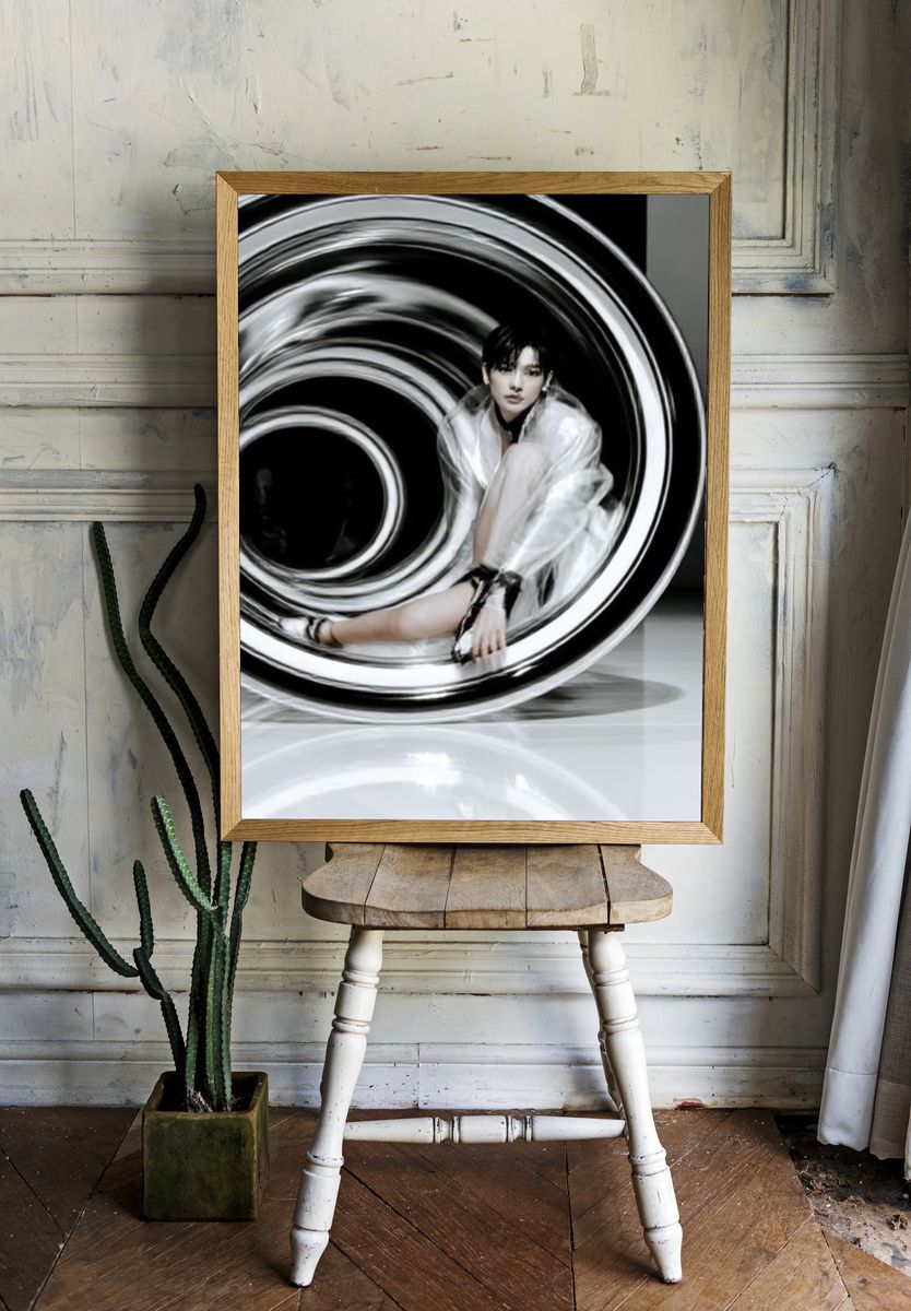 Surreal Fashion Portrait Poster. room preview