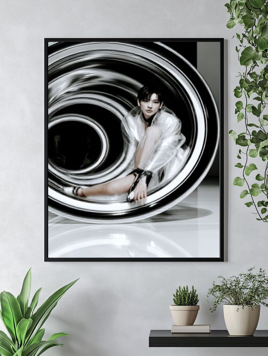 Surreal Fashion Portrait Poster. — room view 4