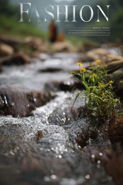Fashion River Scene Poster. poster print