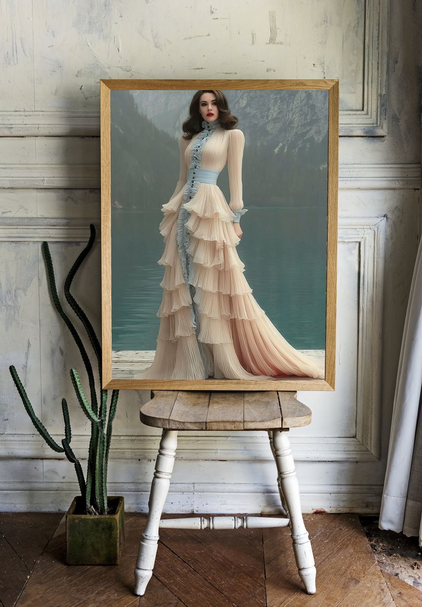 Elegant Fashion Portrait Poster. room preview