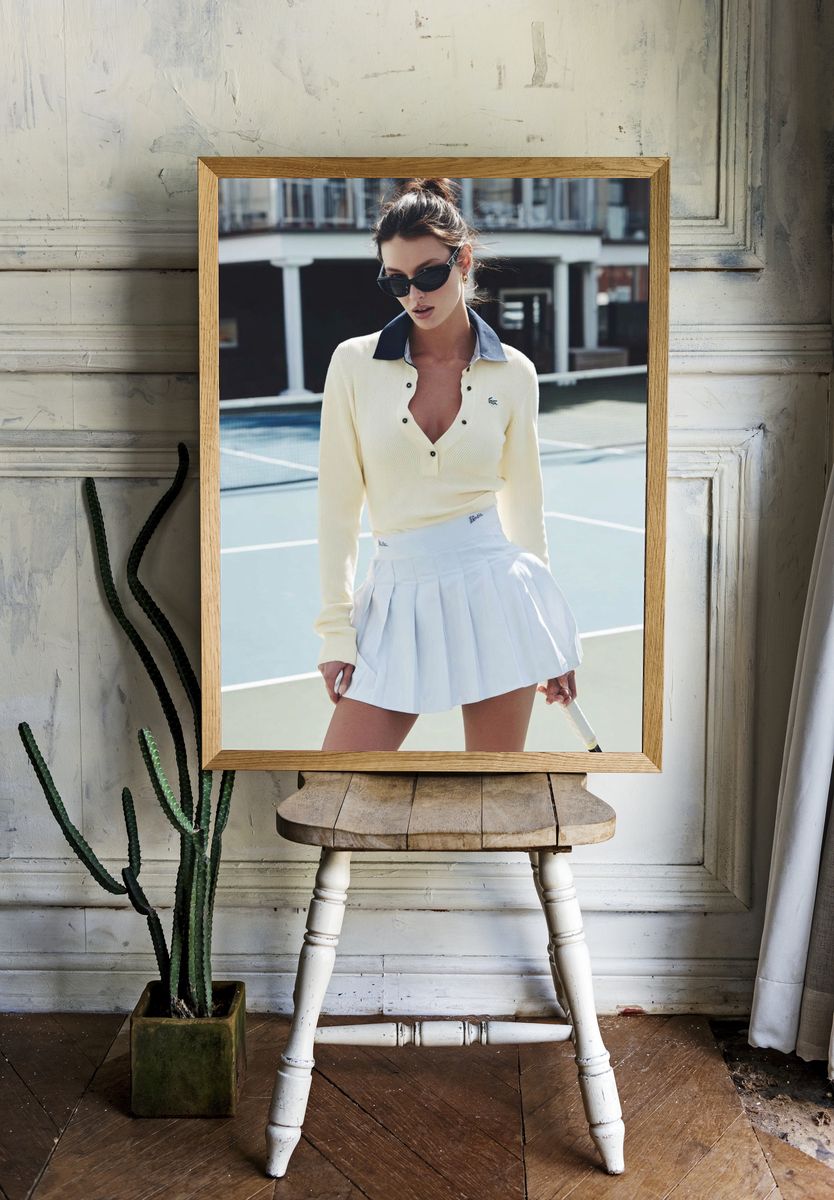 Fashion Model Tennis Court Poster. room preview