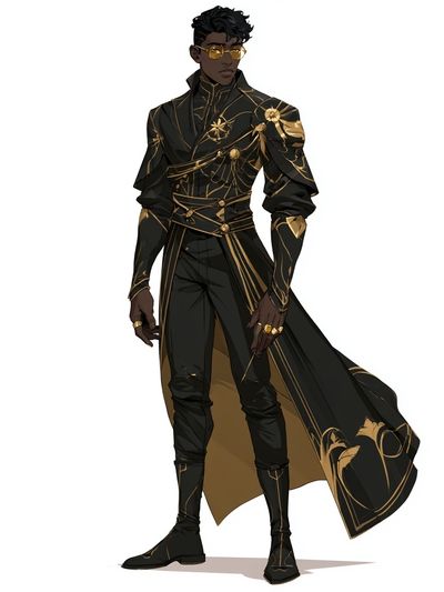 Elegant Fashion Character Poster.