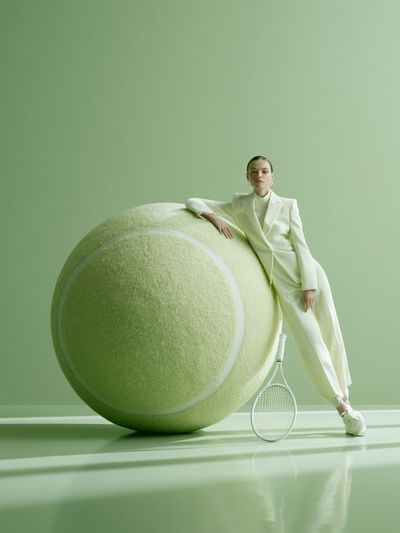 Tennis Fashion Portrait Poster. poster