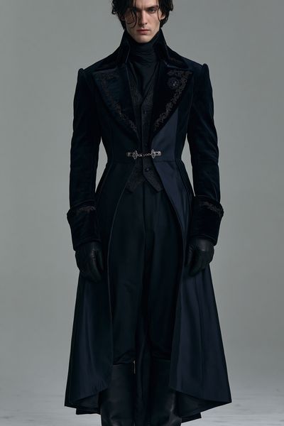 Gothic Fashion Portrait Poster.