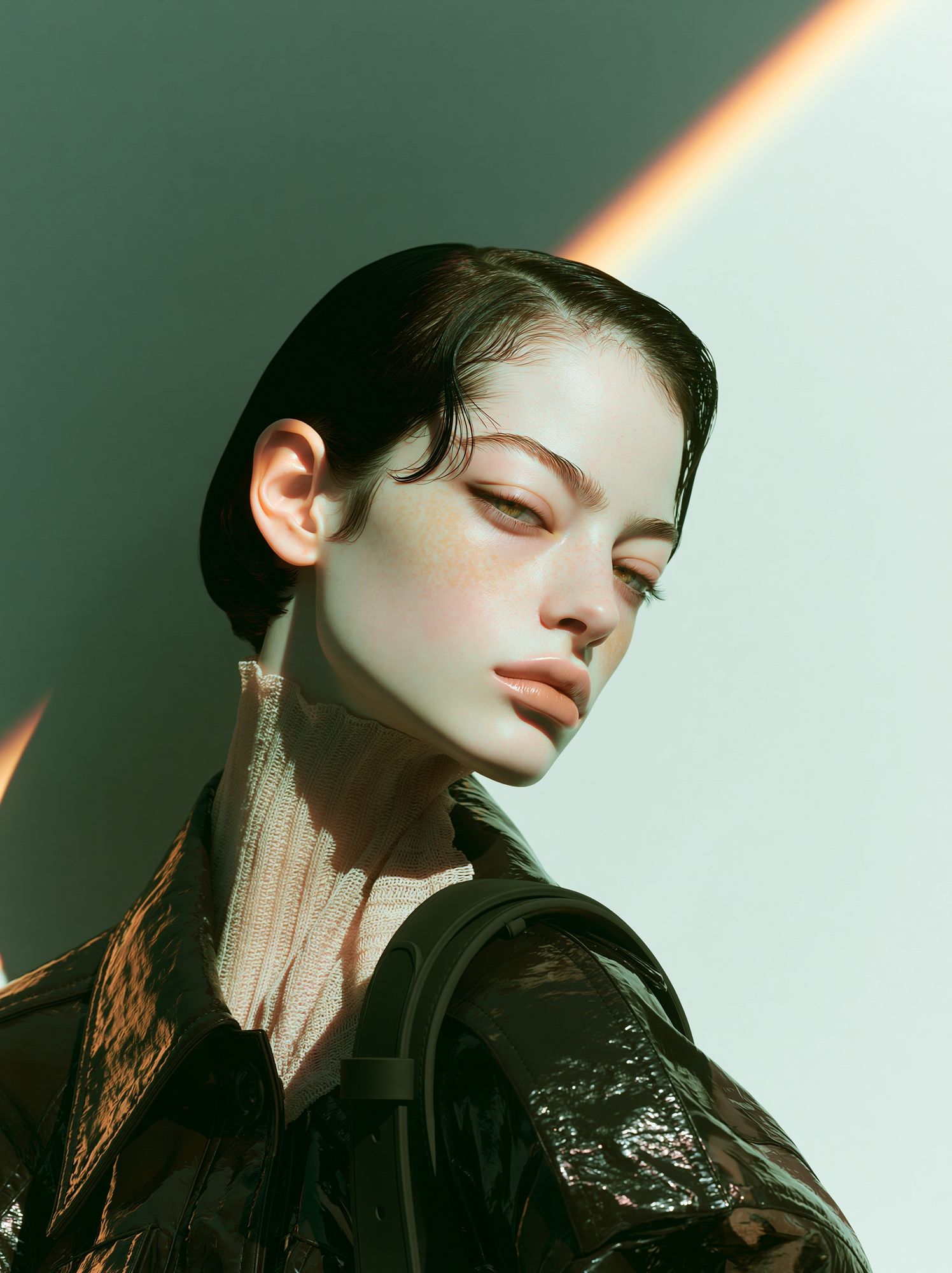 Editorial Portrait Fashion Poster. poster — fashion art