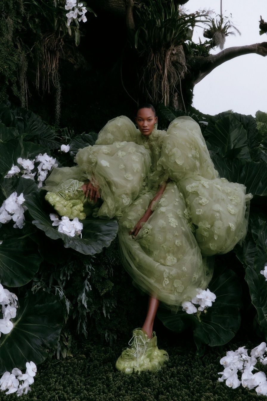 Botanical Couture Fashion Poster. poster — fashion art