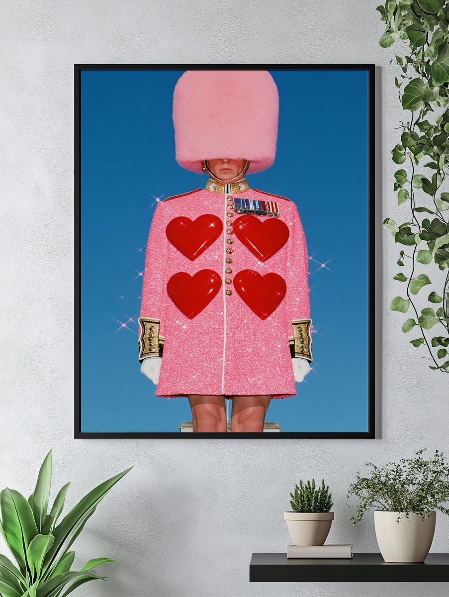 Pink Guard Fashion Poster. — room view 4