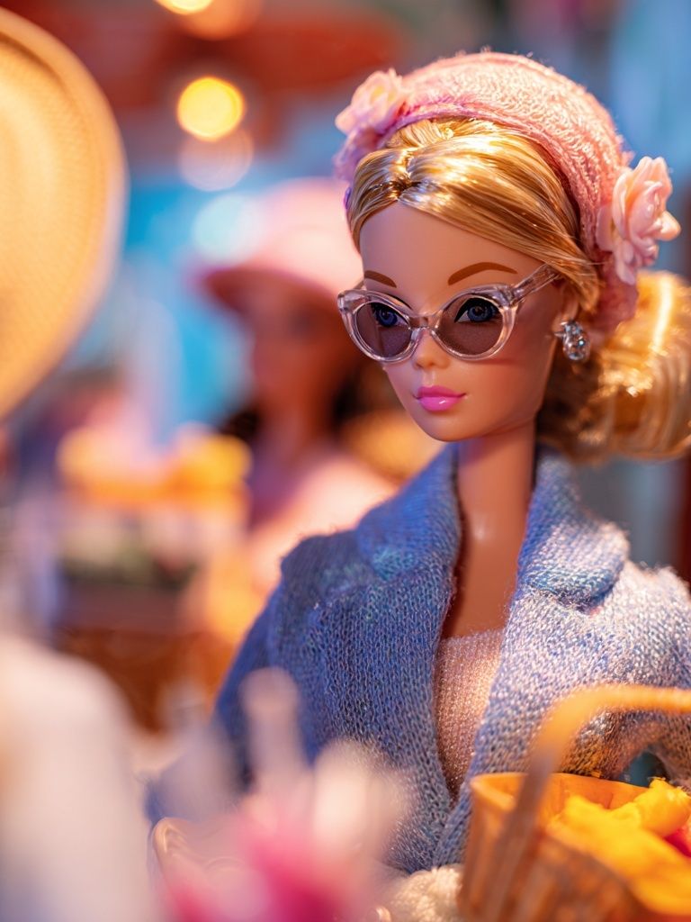 Fashion Doll Portrait Poster. poster detail