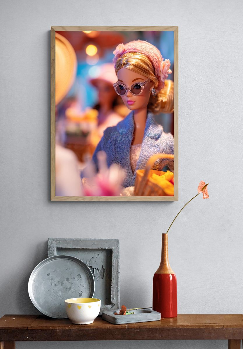 Fashion Doll Portrait Poster. — room view 3