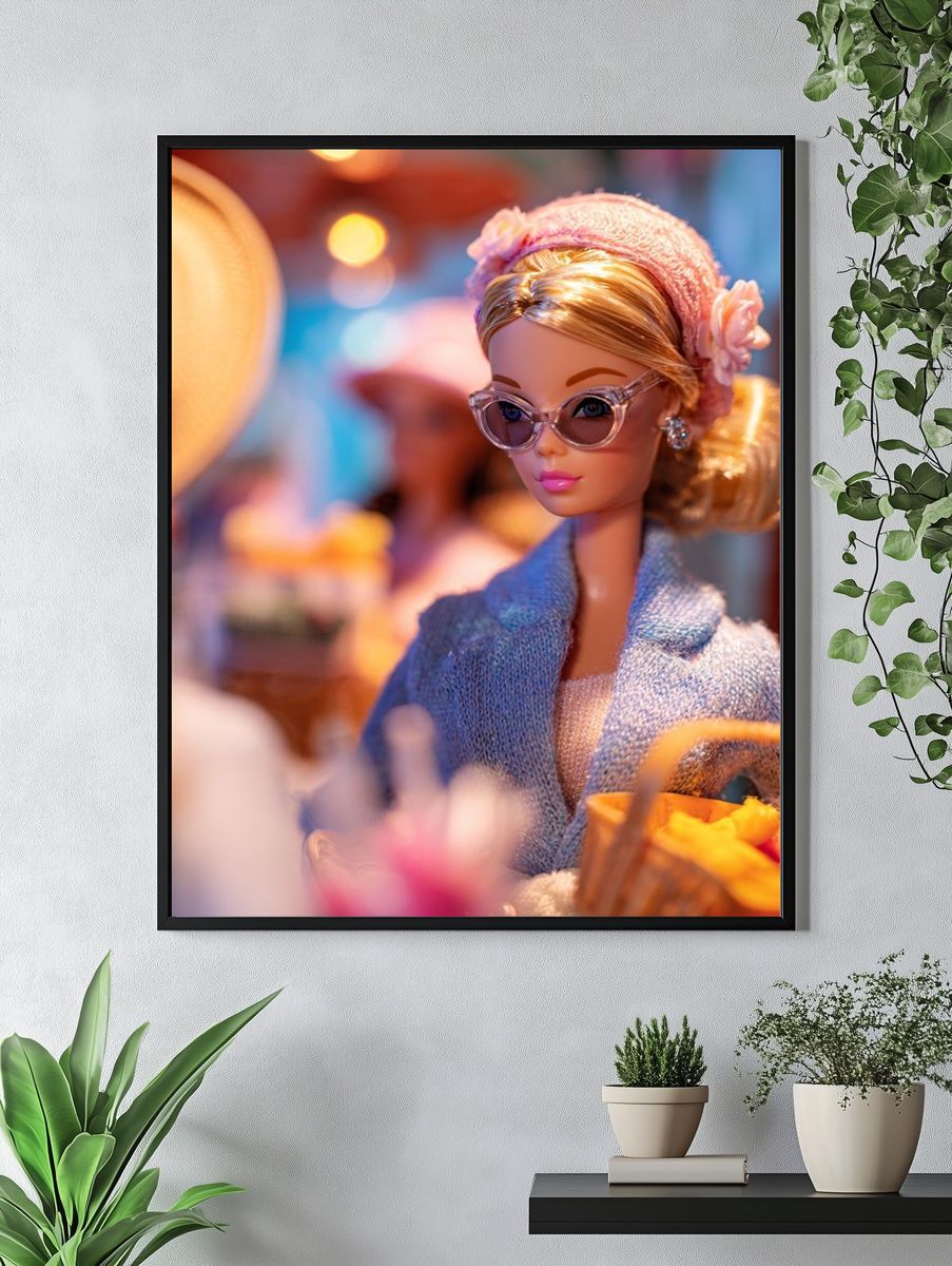Fashion Doll Portrait Poster. — room view 4