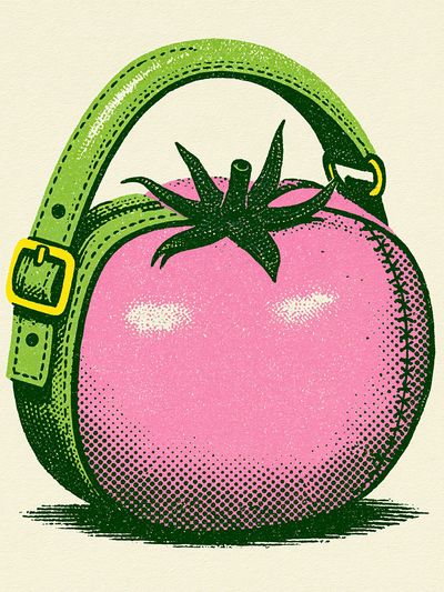 Tomato Handbag Pop Art Poster. poster