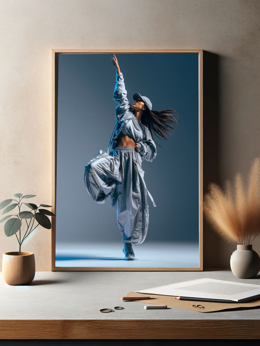 Dynamic Dancer Fashion Poster. — room view 2