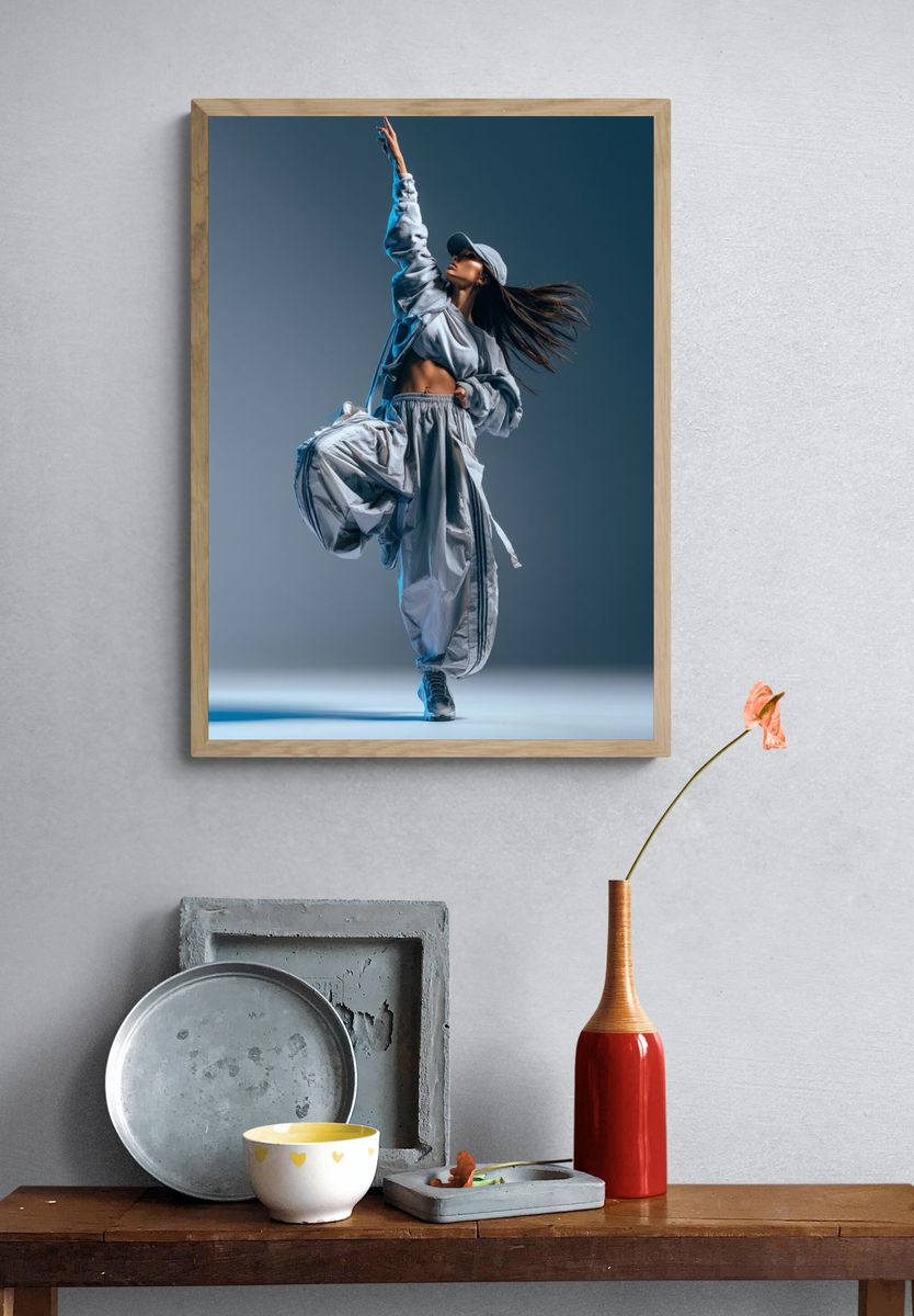 Dynamic Dancer Fashion Poster. — room view 3
