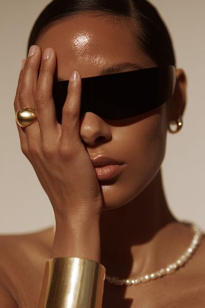 Editorial Fashion Portrait Poster.