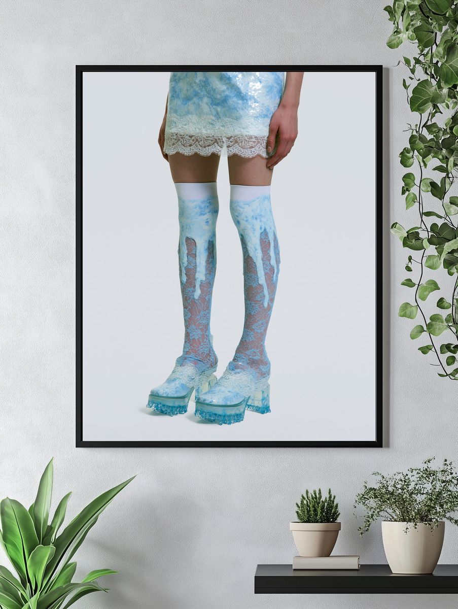 Avant-Garde Fashion Legs Poster. — room view 4