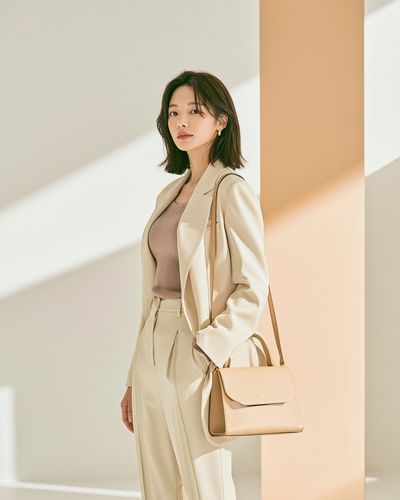 Minimalist Fashion Portrait Poster. poster
