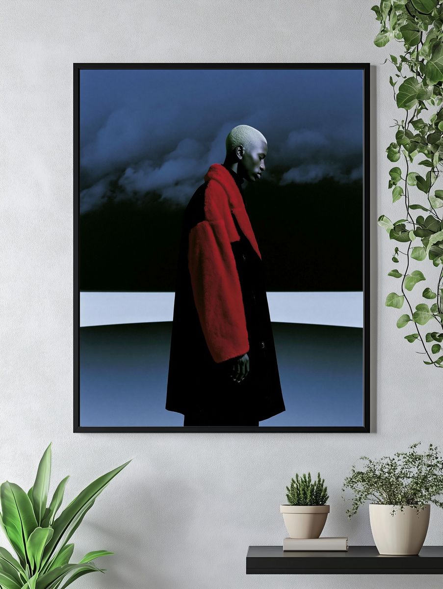 Avant-Garde Fashion Portrait Poster. — room view 4
