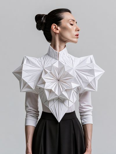 Geometric Fashion Portrait Poster.