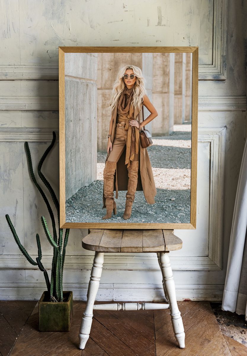 Luxury Fashion Street Style Poster. room preview