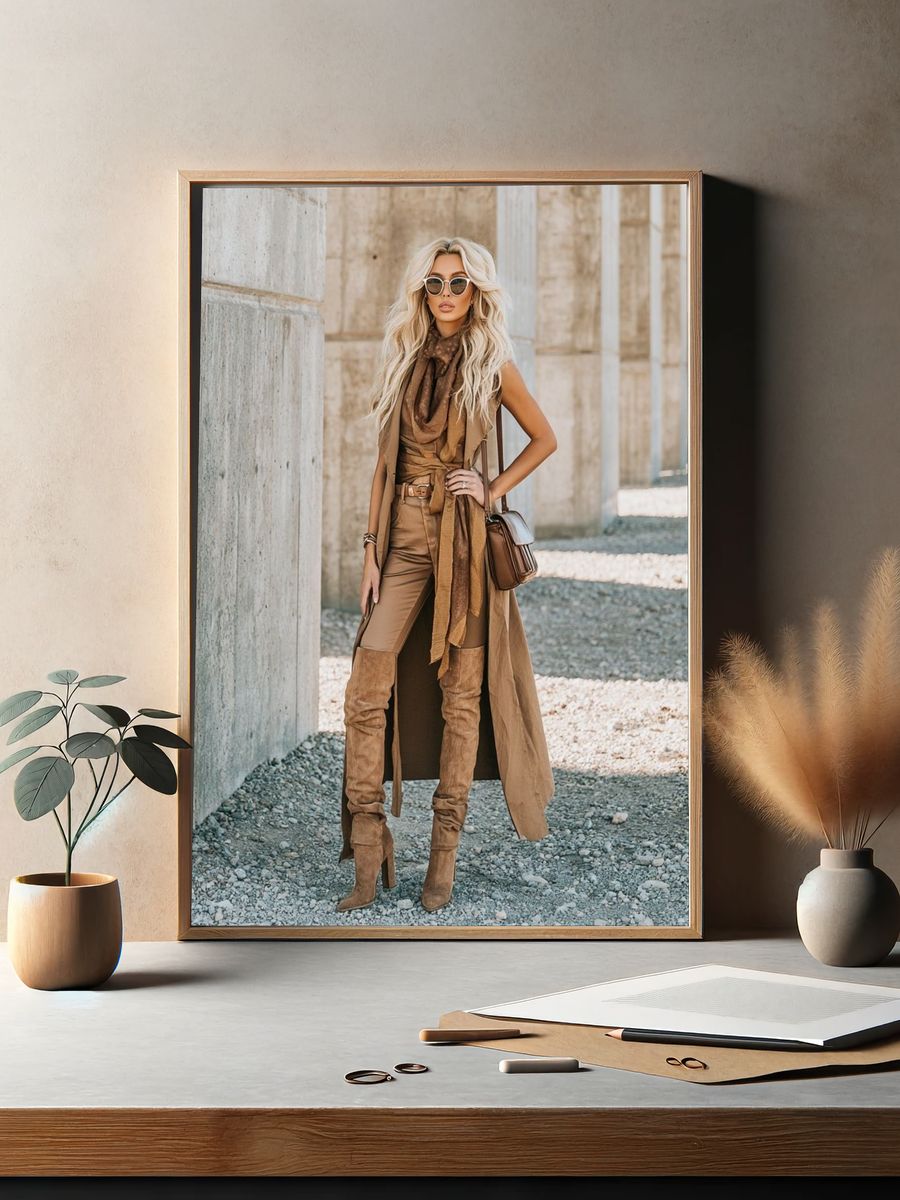 Luxury Fashion Street Style Poster. — room view 2