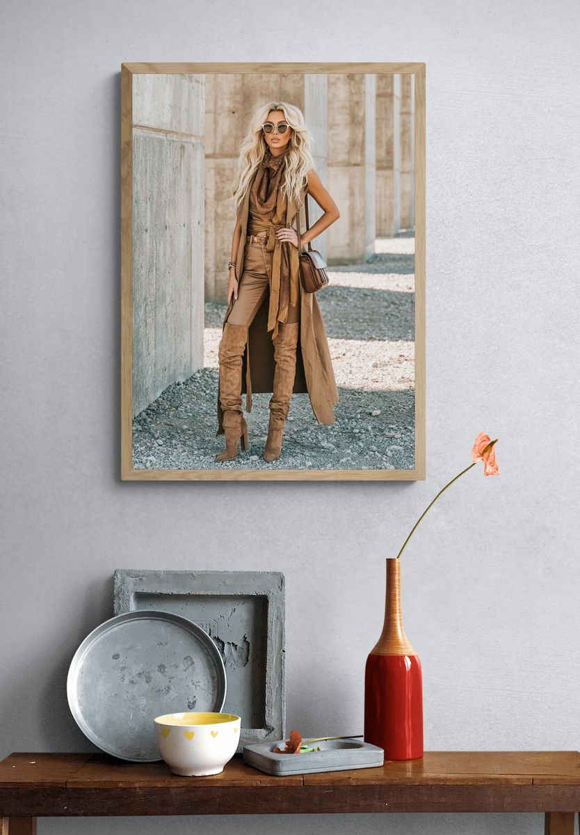 Luxury Fashion Street Style Poster. — room view 3
