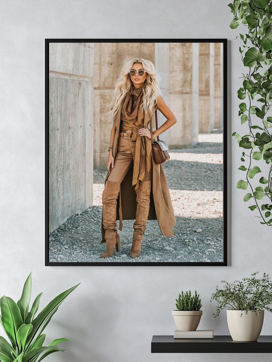 Luxury Fashion Street Style Poster. — room view 4