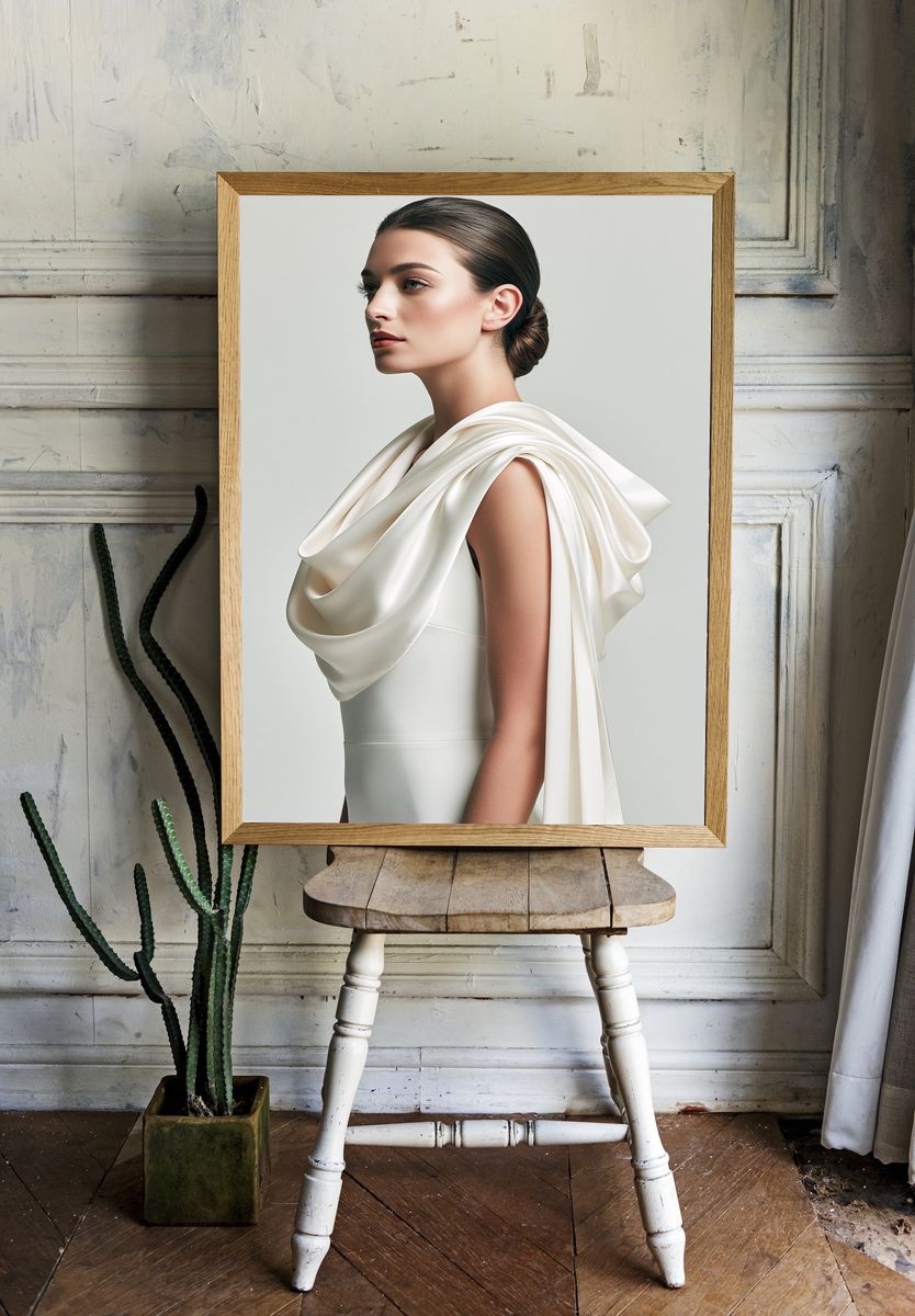 Elegant Fashion Portrait Poster. room preview
