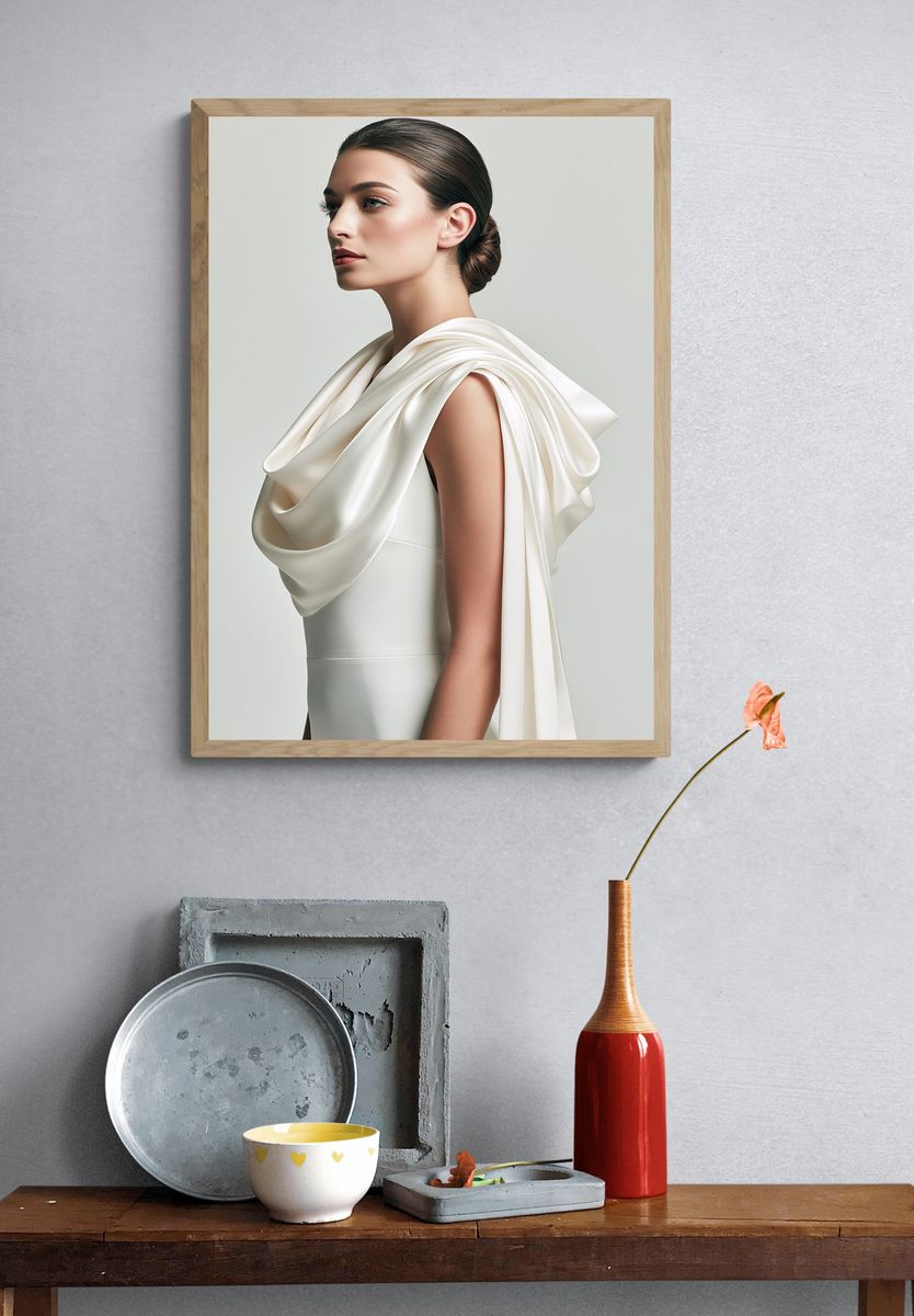 Elegant Fashion Portrait Poster. — room view 3