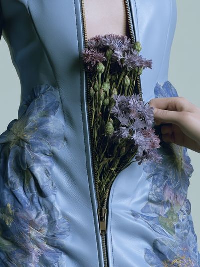 Floral Couture Jacket Photography Poster.