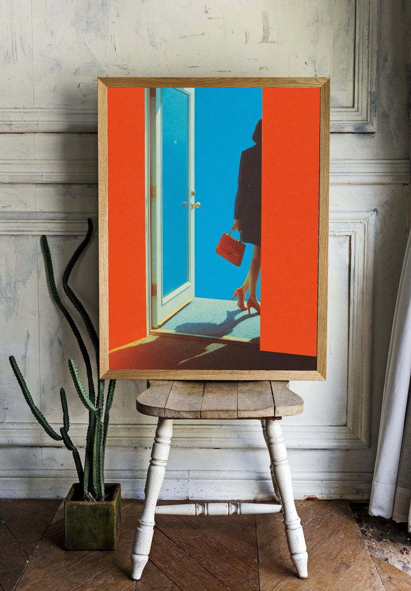 Surreal Doorway Fashion Poster. — room view 1