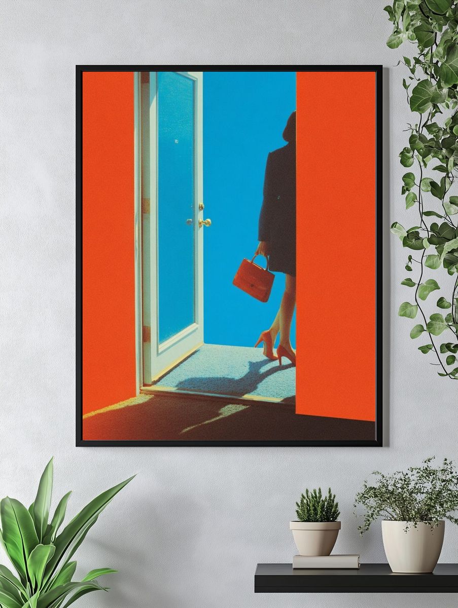 Surreal Doorway Fashion Poster. — room view 4