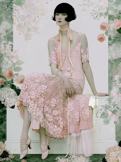 Pastel Fashion Portrait Print.