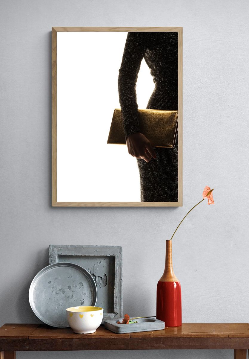 Elegant Fashion Clutch Poster. — room view 3