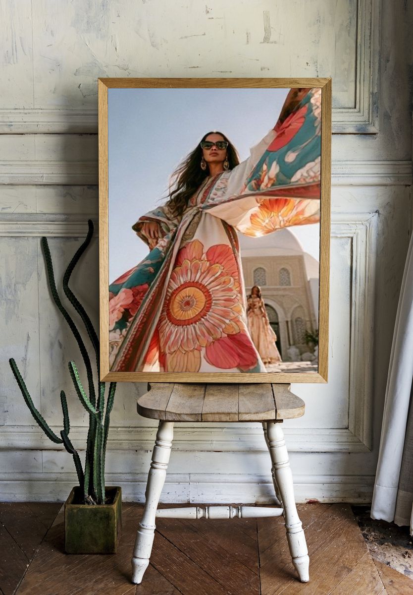 Fashion Portrait Poster. — room view 1