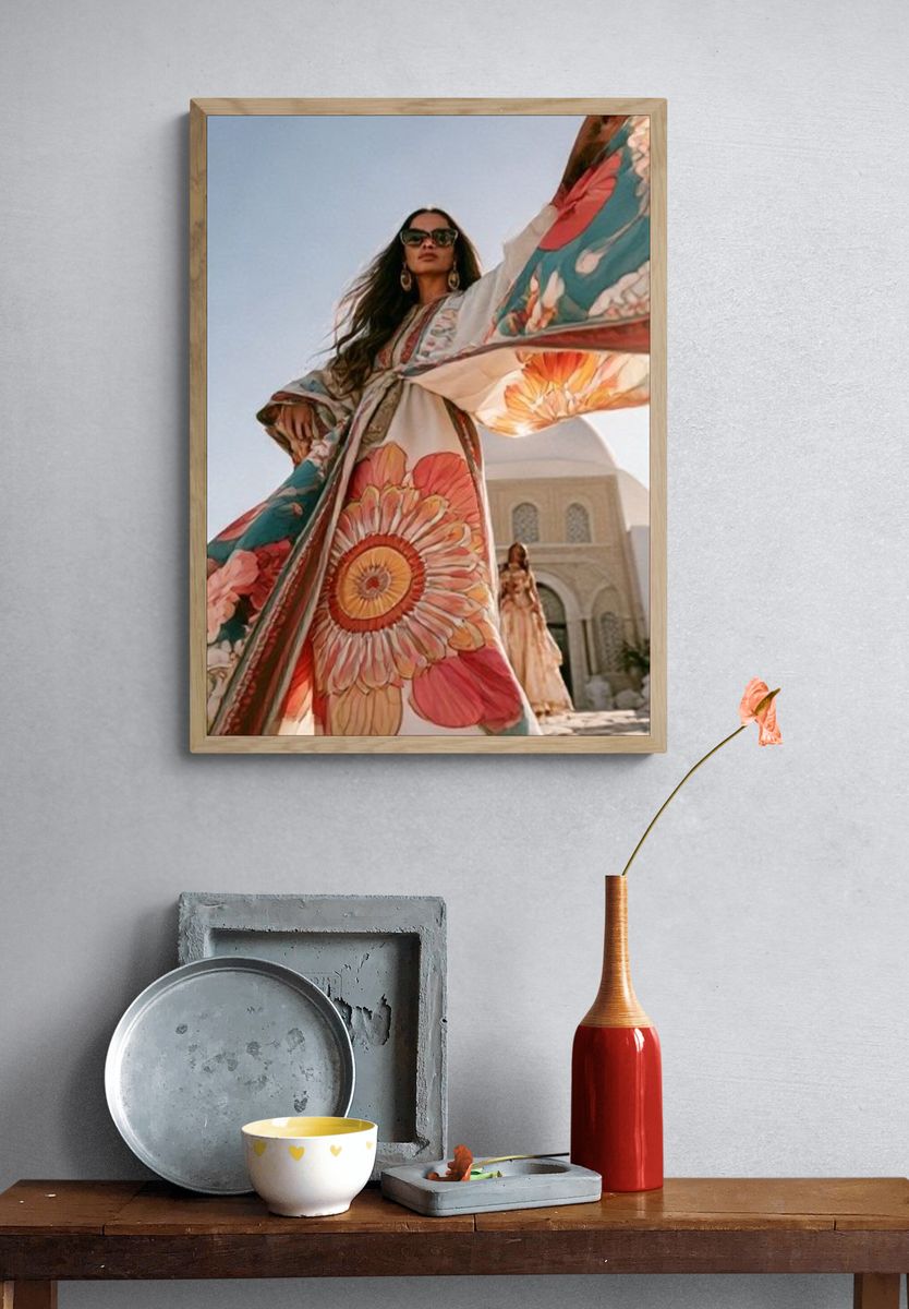 Fashion Portrait Poster. — room view 3