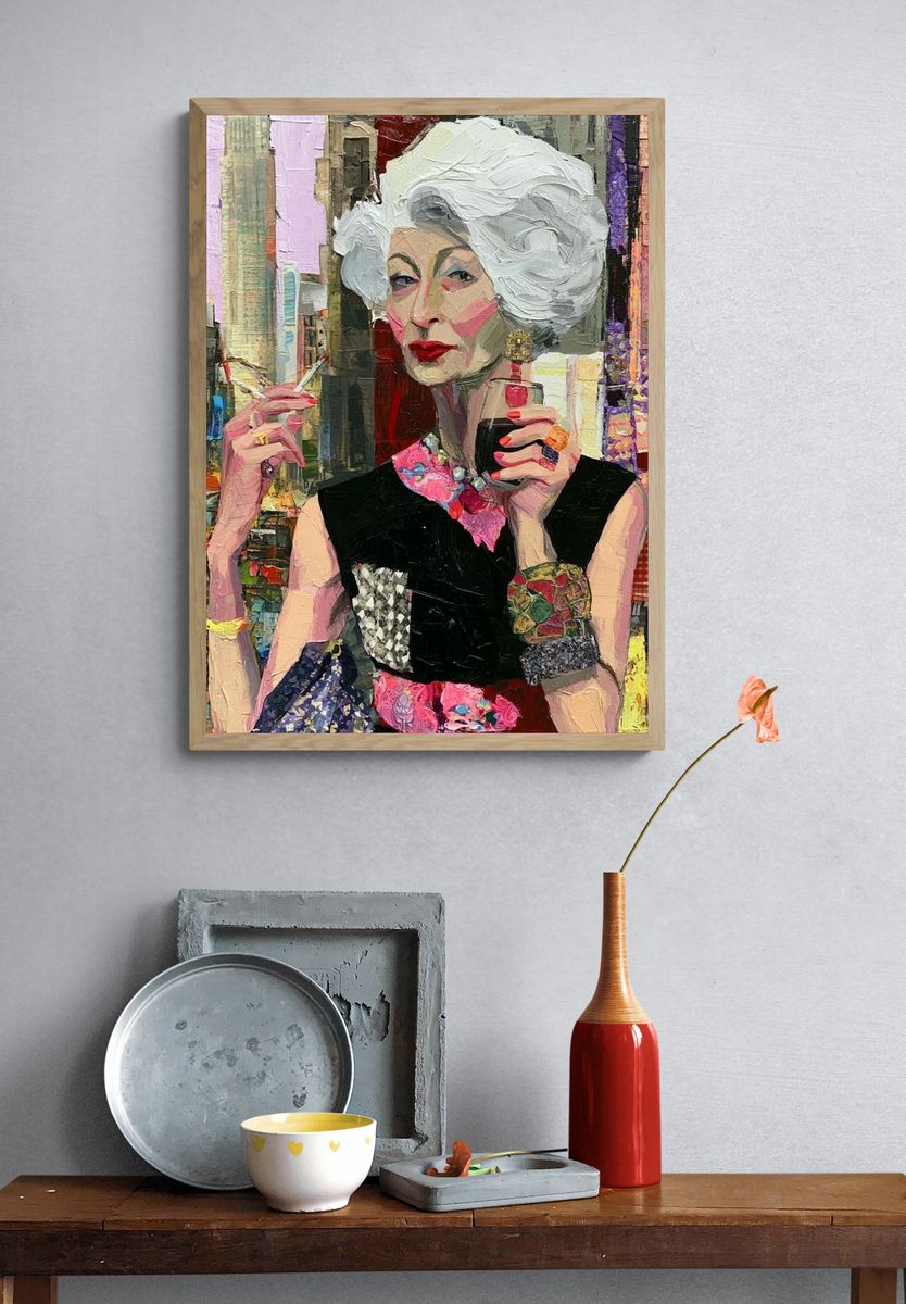 Fashion Portrait Contemporary Print. — room view 3