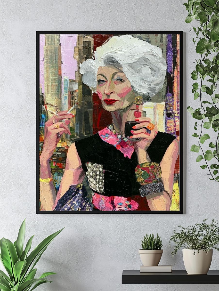 Fashion Portrait Contemporary Print. — room view 4