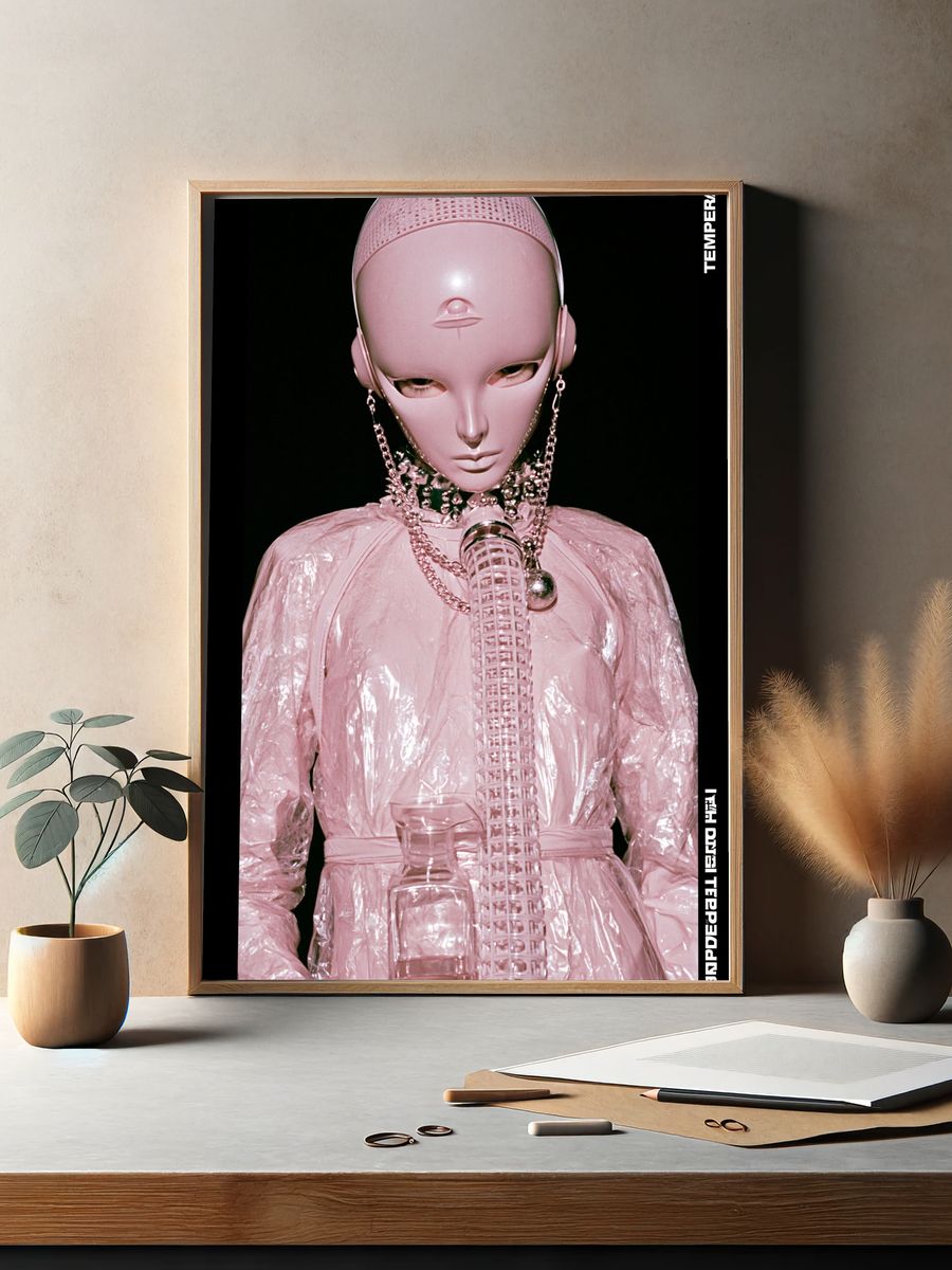 Temperance Surrealist Fashion Poster. — room view 2