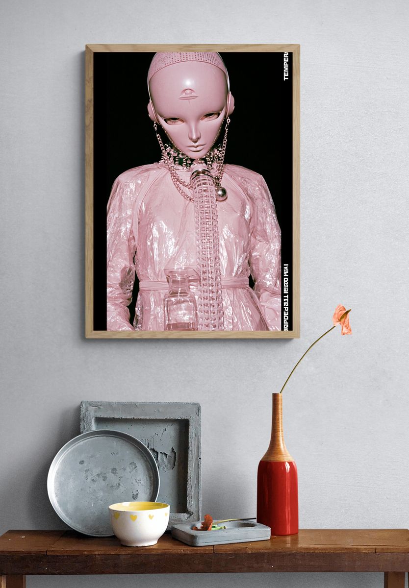 Temperance Surrealist Fashion Poster. — room view 3