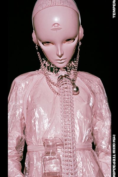 Temperance Surrealist Fashion Poster.