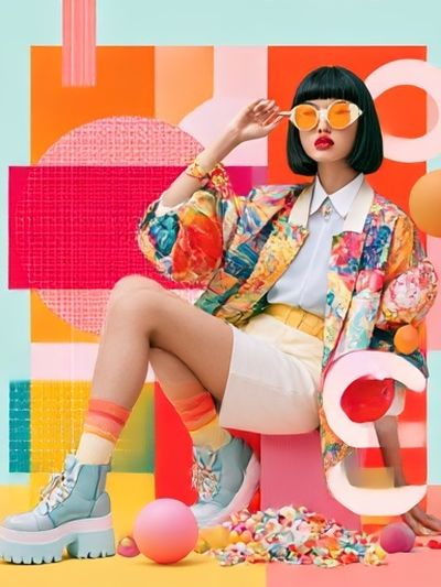 Color Pop Fashion Poster.