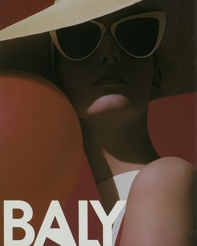 Bali Sun Hat Portrait Print.