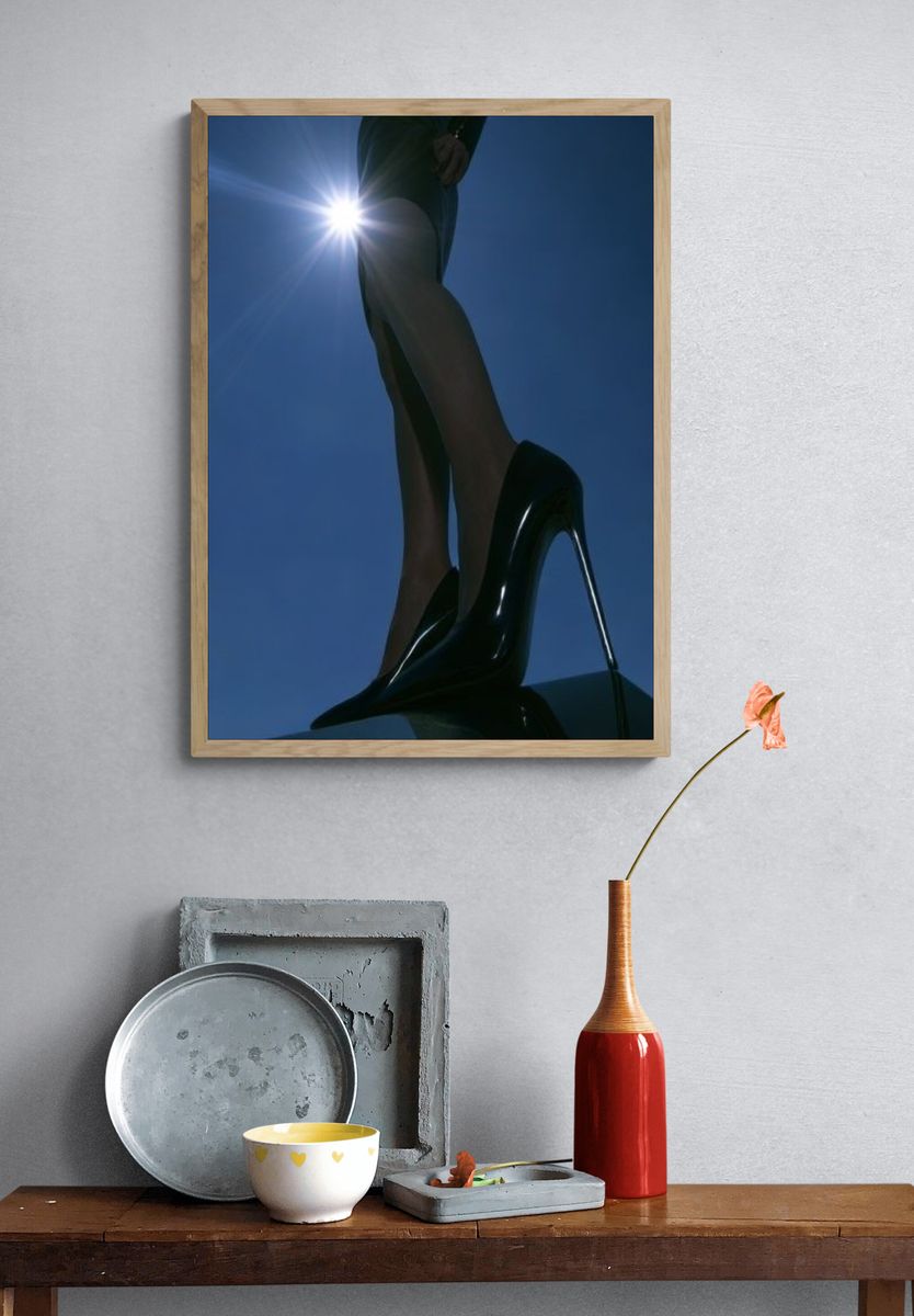 High Heels Fashion Photography Poster. — room view 3