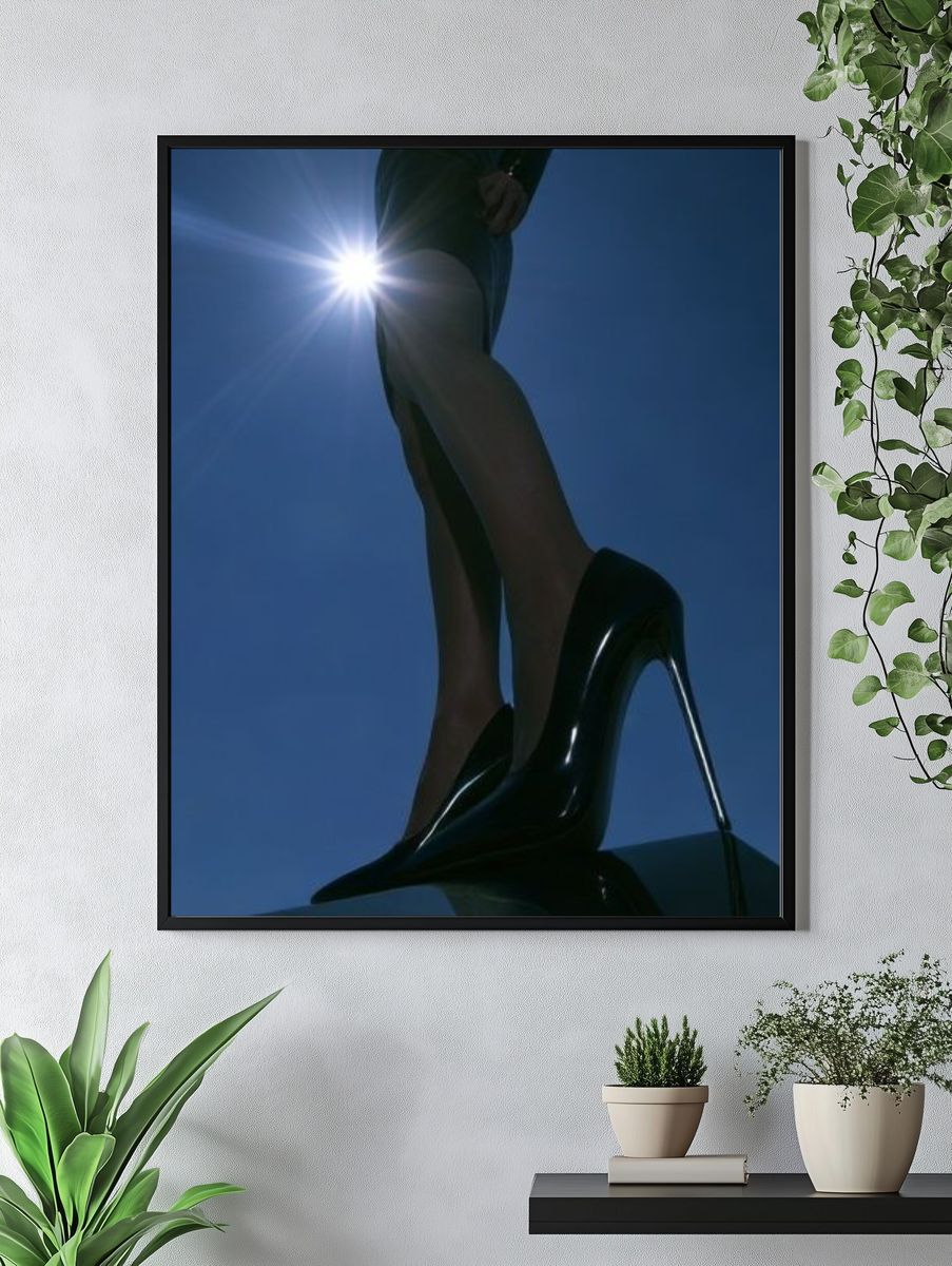 High Heels Fashion Photography Poster. — room view 4