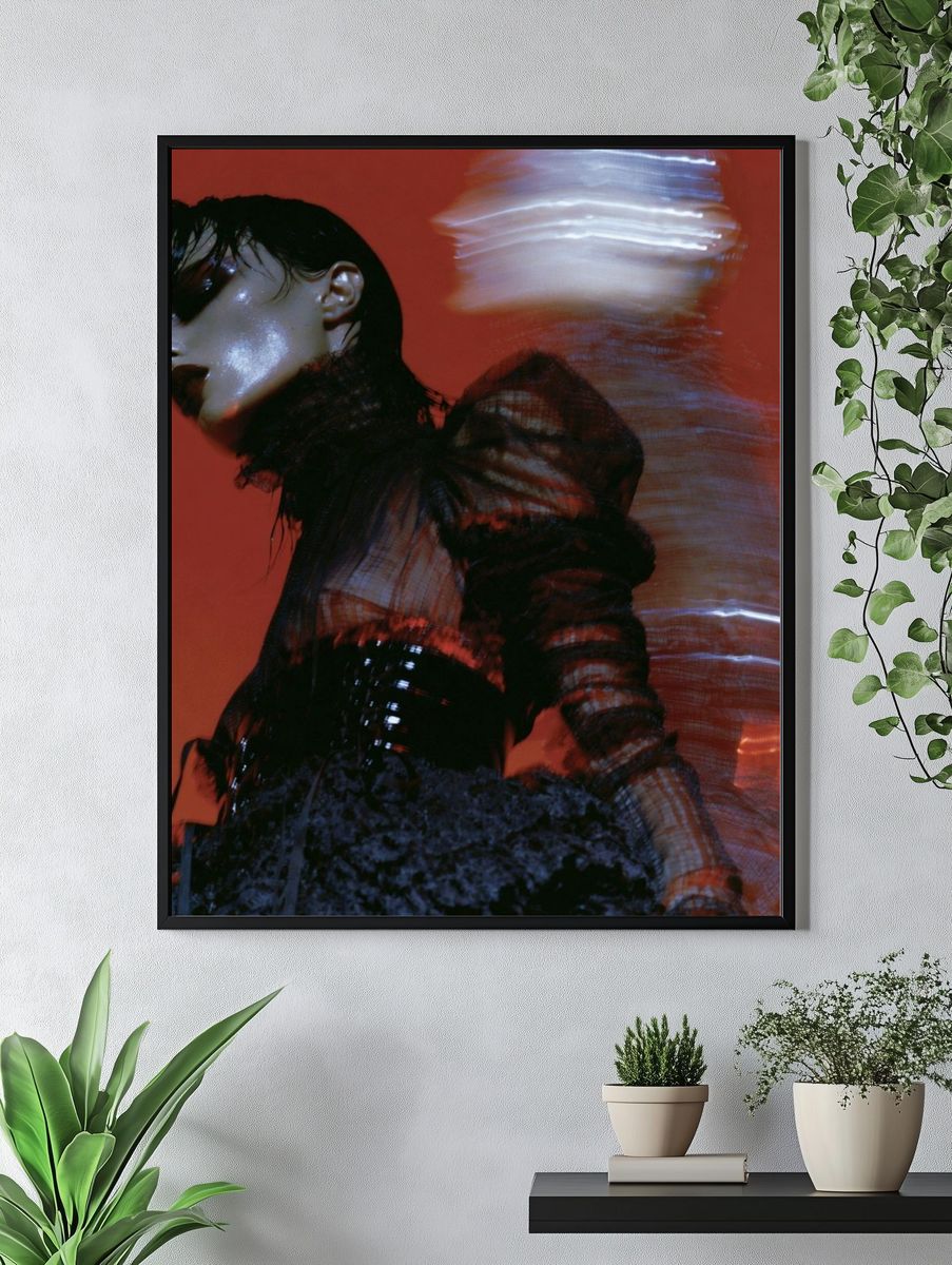Avant-Garde Fashion Portrait Print. — room view 4
