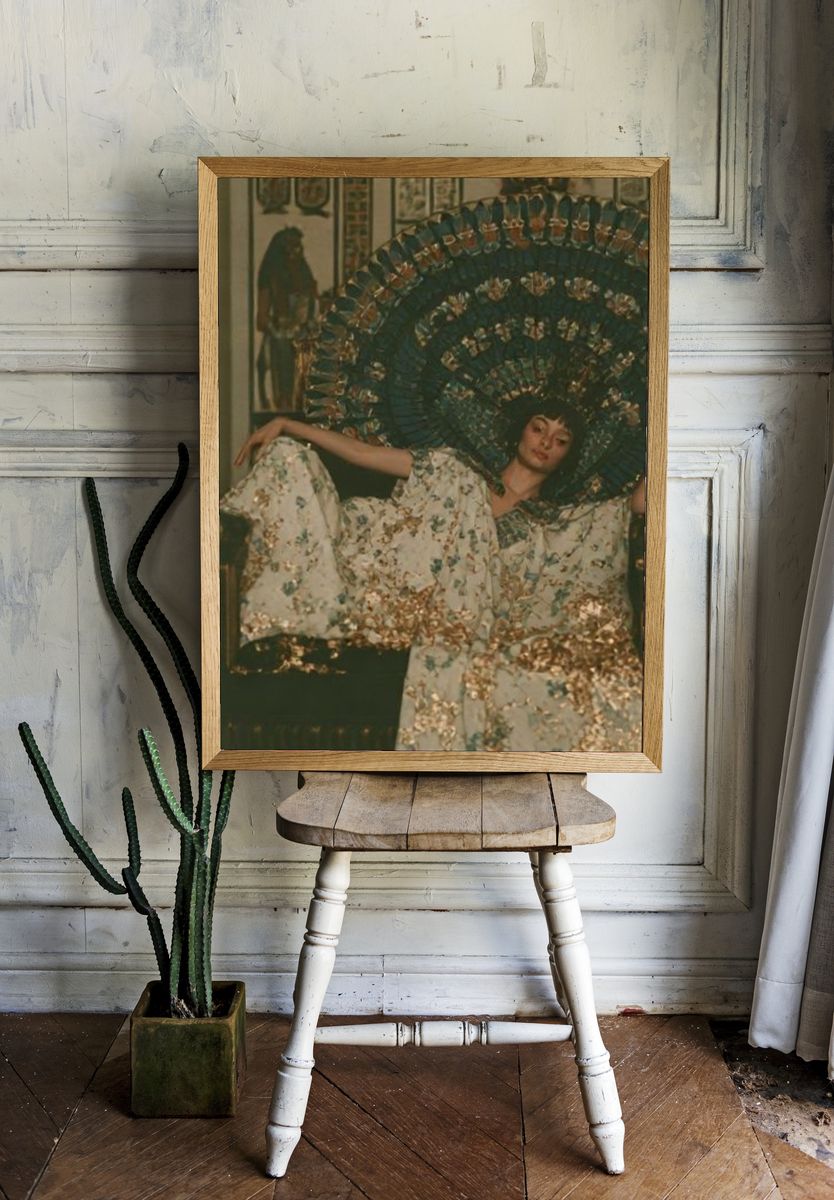 Fashion Portrait — Vintage Print. room preview