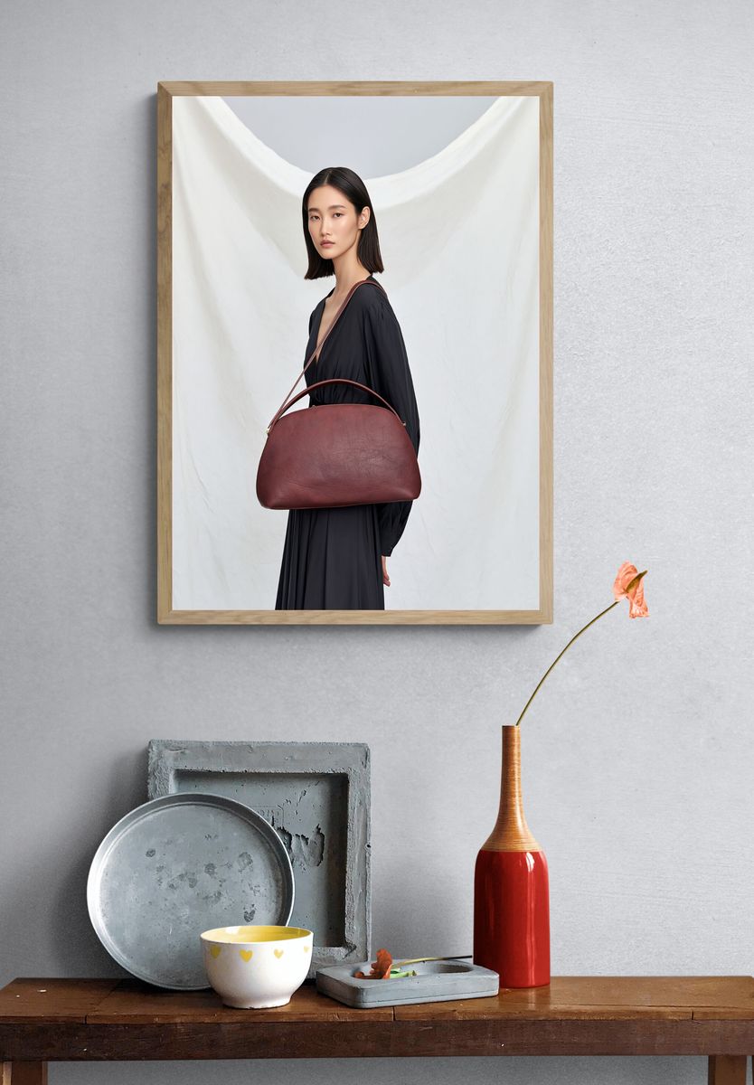 Minimalist Fashion Portrait Poster. — room view 3